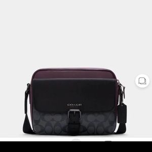 Hudson crossbody in colorblock signature canvas